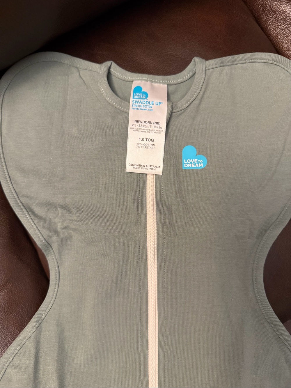 Love to dream Swaddle Up Sleep Sack- deep olive